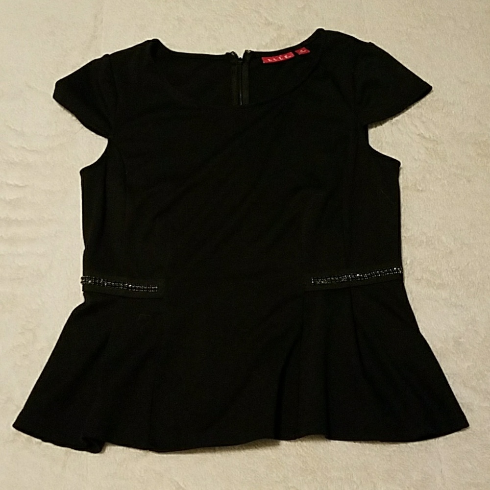 Peplum dress shirt